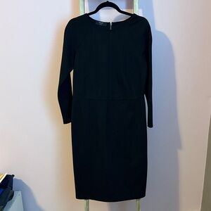 Chic Black Long Sleeve Dress